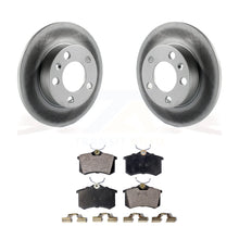 Charger l&#39;image dans la galerie, Rear Coated Brake Rotor Ceramic Pad Kit For Volkswagen Jetta Beetle Golf Audi TT