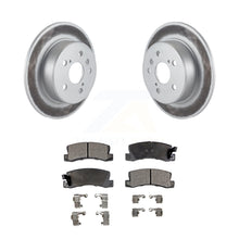 Charger l&#39;image dans la galerie, Rear Coated Disc Brake Rotors And Ceramic Pads Kit For 1999-2003 Lexus RX300 AWD