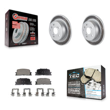 Charger l'image dans la galerie, [Rear] 2001-2003 Toyota Highlander AWD Premium Coated Rotors &amp; Ceramic Pads Brake Kit For Max Braking