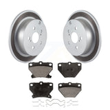 Rear Coated Brake Rotor & Ceramic Pad Kit For Toyota Corolla Matrix Pontiac Vibe