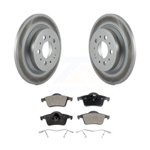 Load image into Gallery viewer, Rear Coated Disc Brake Rotors And Ceramic Pads Kit For Volvo S60 V70 XC70 S80