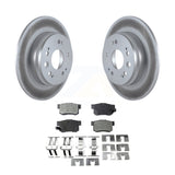 [Rear] 2002-2004 Honda CR-V Premium Coated Rotors & Ceramic Pads Brake Kit For Max Braking