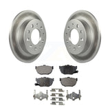 [Rear] 2003-2008 Hyundai Tiburon Premium Coated Rotors & Ceramic Pads Brake Kit For Max Braking