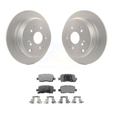 Charger l&#39;image dans la galerie, Rear Coated Disc Brake Rotors And Ceramic Pads Kit For 2002-2004 Honda Odyssey