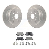 [Rear] 2002-2004 Honda Odyssey Premium Coated Rotors & Ceramic Pads Brake Kit For Max Braking