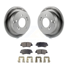 Charger l&#39;image dans la galerie, Rear Coated Disc Brake Rotors And Ceramic Pads Kit For Hyundai Sonata 2.4L