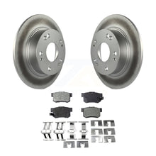 Charger l&#39;image dans la galerie, Rear Coated Disc Brake Rotors And Ceramic Pads Kit For Honda Accord Acura TSX