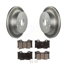 Charger l&#39;image dans la galerie, Rear Coated Disc Brake Rotors And Ceramic Pads Kit For INFINITI Q50 Q60 Q70