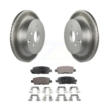 Charger l&#39;image dans la galerie, Rear Coat Brake Rotor Ceramic Pad Kit For Nissan Murano INFINITI Pathfinder QX60