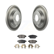 Charger l&#39;image dans la galerie, Rear Coat Brake Rotors Ceramic Pad Kit For Ford Fusion Mazda 6 Lincoln MKZ Milan