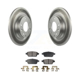 Rear Coat Brake Rotors Ceramic Pad Kit For Ford Fusion Mazda 6 Lincoln MKZ Milan