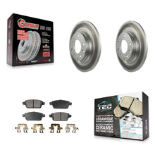 Load image into Gallery viewer, Rear Coat Brake Rotors Ceramic Pad Kit For Ford Fusion Mazda 6 Lincoln MKZ Milan