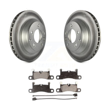 Charger l&#39;image dans la galerie, Rear Coated Brake Rotor &amp; Ceramic Pad Kit For Porsche Cayenne Volkswagen Touareg