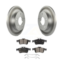 Charger l&#39;image dans la galerie, Rear Coated Disc Brake Rotors And Ceramic Pads Kit For Mazda 3 Sport