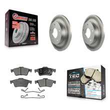 Charger l'image dans la galerie, [Rear] 2004-2005 Mazda 3 2.0L Premium Coated Rotors &amp; Ceramic Pads Brake Kit For Max Braking