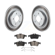 Load image into Gallery viewer, Rear Coated Disc Brake Rotors And Ceramic Pads Kit For Mazda 3 Sport