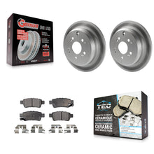 Charger l'image dans la galerie, [Rear] 2005-2010 Honda Odyssey Premium Coated Rotors &amp; Ceramic Pads Brake Kit For Max Braking