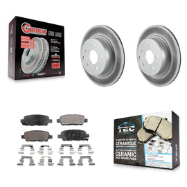 Rear Coat Brake Rotor Ceramic Pad Kit For Nissan INFINITI Maxima G37 G35 M35 G25