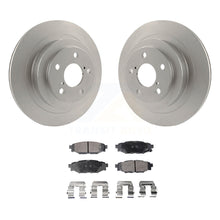 Load image into Gallery viewer, Rear Coated Disc Brake Rotors And Ceramic Pads Kit For Subaru Legacy