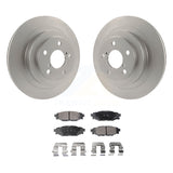 Rear Coated Disc Brake Rotors And Ceramic Pads Kit For Subaru Legacy