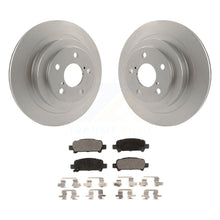 Load image into Gallery viewer, Rear Coated Disc Brake Rotors And Ceramic Pads Kit For Subaru Legacy