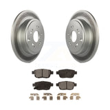 [Rear] 2006-2014 Honda Ridgeline Premium Coated Rotors & Ceramic Pads Brake Kit For Max Braking