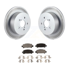 Load image into Gallery viewer, Rear Coat Brake Rotors Ceramic Pad Kit For Subaru Legacy With 17&quot; Factory Wheels