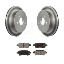 Charger l&#39;image dans la galerie, Rear Coated Disc Brake Rotors And Ceramic Pads Kit For 2006-2007 Nissan Xterra