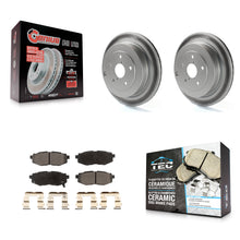 Load image into Gallery viewer, Rear Coated Disc Brake Rotors And Ceramic Pads Kit For Subaru Tribeca B9
