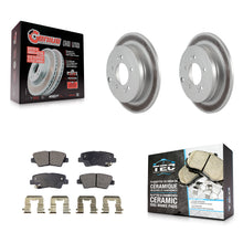 Load image into Gallery viewer, Rear Coated Disc Brake Rotors And Ceramic Pads Kit For 2007-2009 Kia Amanti