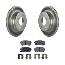 Load image into Gallery viewer, Rear Coat Disc Brake Rotor Ceramic Pad Kit For Hyundai Sonata Tucson Kia Cadenza