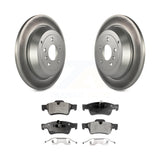 Rear Coated Brake Rotor Ceramic Pad Kit For Mercedes-Benz ML350 R350 ML500 ML320