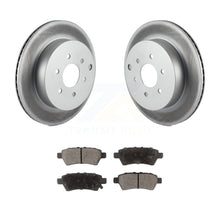 Charger l&#39;image dans la galerie, Rear Coated Disc Brake Rotor And Ceramic Pad Kit For 2005-2012 Nissan Pathfinder