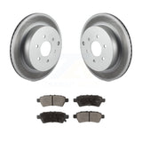 [Rear] 2005-2012 Nissan Pathfinder Premium Coated Rotors & Ceramic Pads Brake Kit For Max Braking