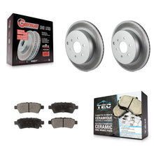 Charger l'image dans la galerie, [Rear] 2005-2012 Nissan Pathfinder Premium Coated Rotors &amp; Ceramic Pads Brake Kit For Max Braking