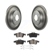 Charger l&#39;image dans la galerie, Rear Coated Disc Brake Rotors And Ceramic Pads Kit For Mazda 5