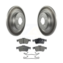 Charger l&#39;image dans la galerie, Rear Coated Disc Brake Rotors And Ceramic Pads Kit For 2006 Mazda 5 To 02 06