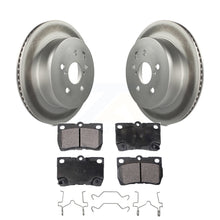 Load image into Gallery viewer, Rear Coated Brake Rotors Ceramic Pad Kit For Lexus IS250 GS350 IS350 GS300 GS430