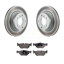 Charger l&#39;image dans la galerie, Rear Coated Disc Brake Rotors And Ceramic Pads Kit For BMW 328i 325i 323i