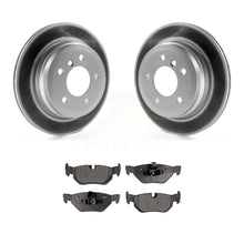 Load image into Gallery viewer, Rear Coated Disc Brake Rotors Ceramic Pad Kit For BMW 328i xDrive X1 328xi 325xi