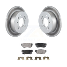 Charger l&#39;image dans la galerie, Rear Coated Disc Brake Rotors And Ceramic Pads Kit For Hyundai Elantra