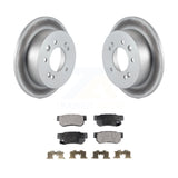 Rear Coated Disc Brake Rotors And Ceramic Pads Kit For Hyundai Elantra