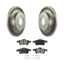 Charger l&#39;image dans la galerie, Rear Coated Disc Brake Rotors And Ceramic Pads Kit For Volvo S40 C70 C30 V50