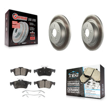 Load image into Gallery viewer, Rear Coated Disc Brake Rotors And Ceramic Pads Kit For Volvo S40 C70 C30 V50