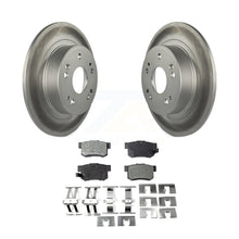 Charger l&#39;image dans la galerie, Rear Coated Disc Brake Rotors And Ceramic Pads Kit For Honda Accord Acura ILX