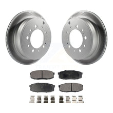 Load image into Gallery viewer, Rear Coat Brake Rotor Ceramic Pad Kit For Toyota Tundra Sequoia Lexus LX570 Land