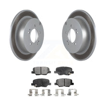 Load image into Gallery viewer, Rear Coated Disc Brake Rotors Ceramic Pad Kit For 2013 Mitsubishi Outlander 3.0L