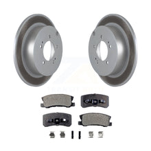 Load image into Gallery viewer, Rear Coated Disc Brake Rotor And Ceramic Pad Kit For Mitsubishi Lancer Outlander