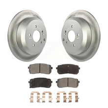 Load image into Gallery viewer, Rear Coated Disc Brake Rotors And Ceramic Pad Kit For 2007-2012 Hyundai Veracruz