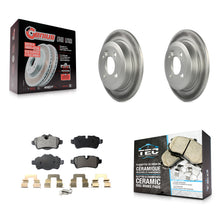 Charger l'image dans la galerie, Rear Coated Disc Brake Rotors And Ceramic Pads Kit For Mini Cooper